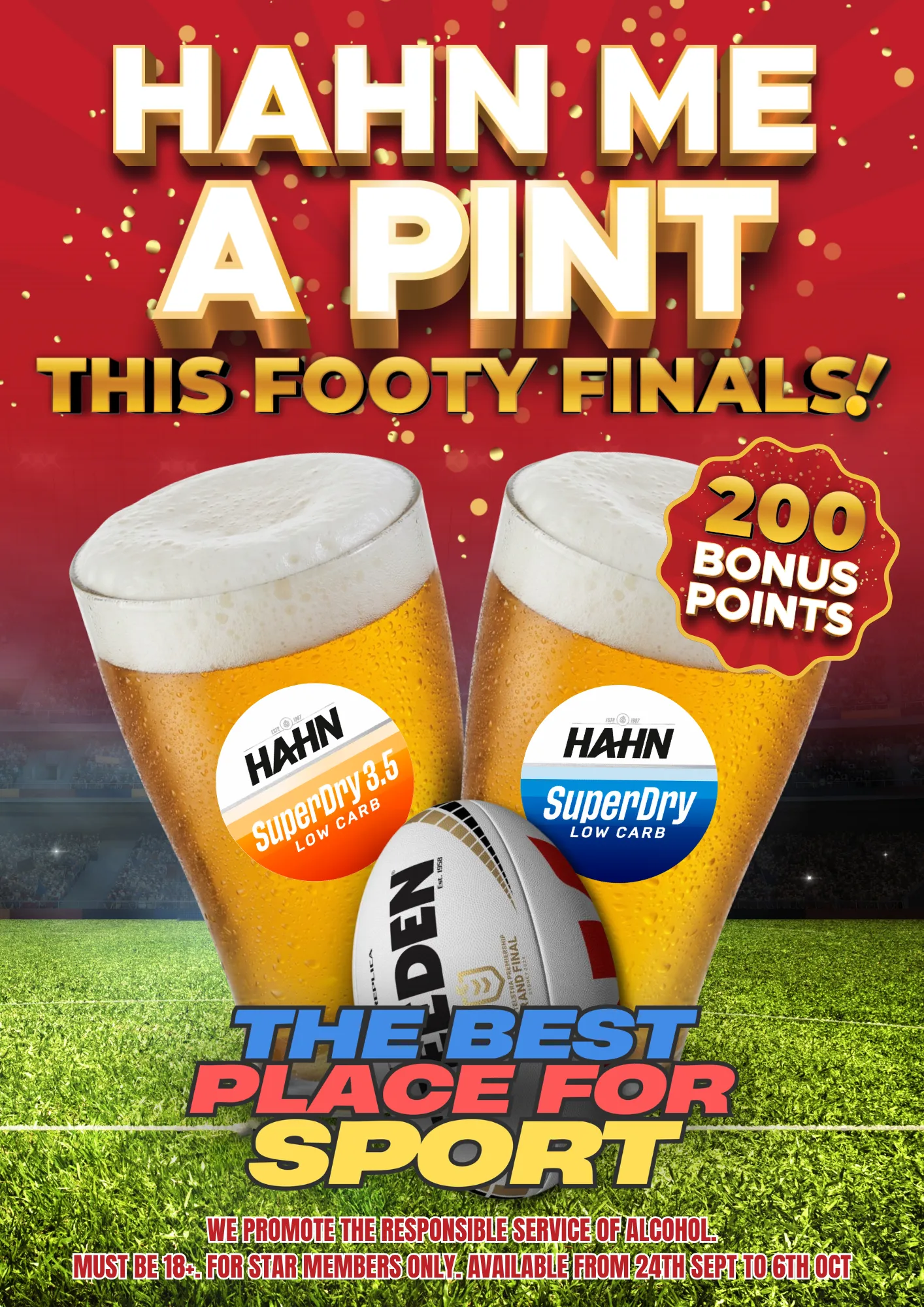 Hahn Super Dry Footy Finals
